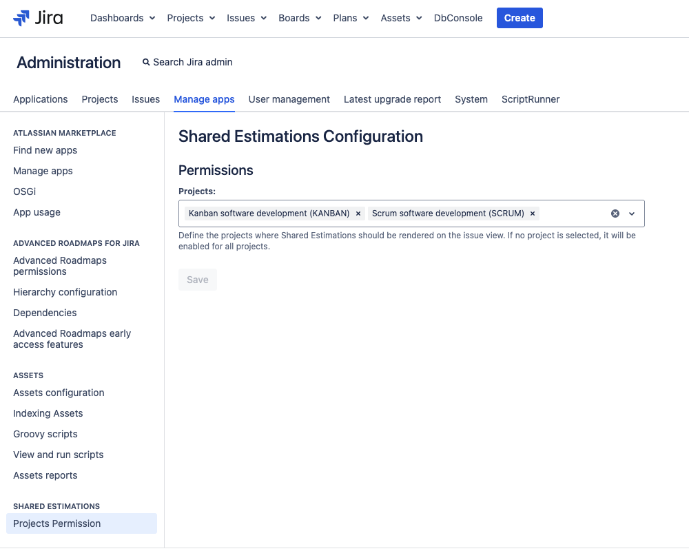 Custom configuration
