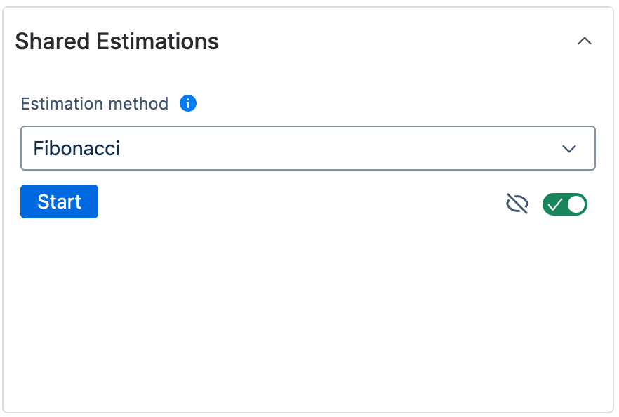 Shared Estimations - Selecting the estimation method
