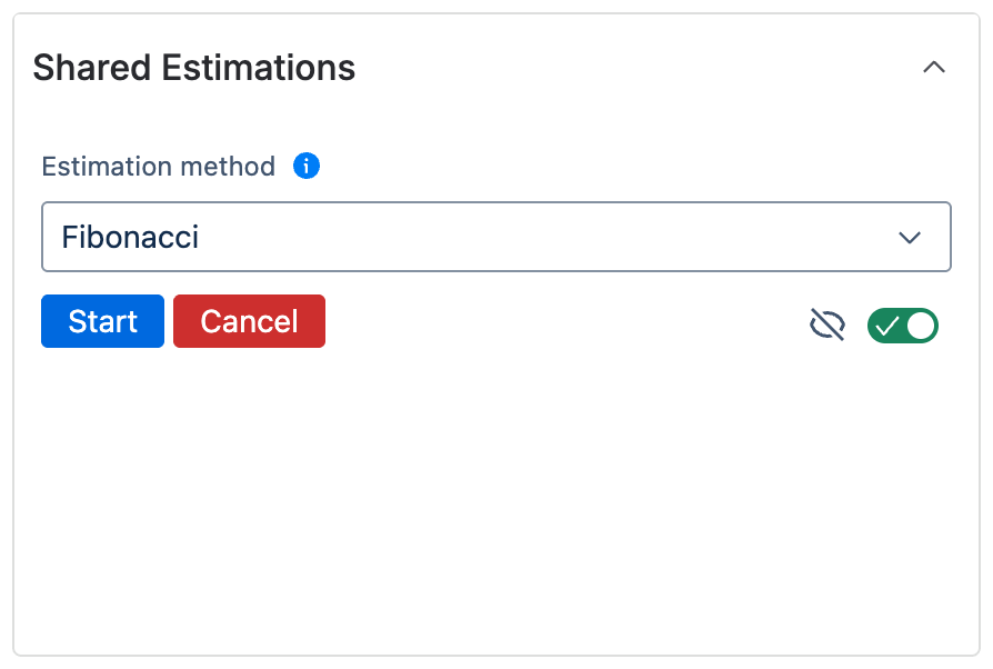 Shared Estimations - Re-estimate screen
