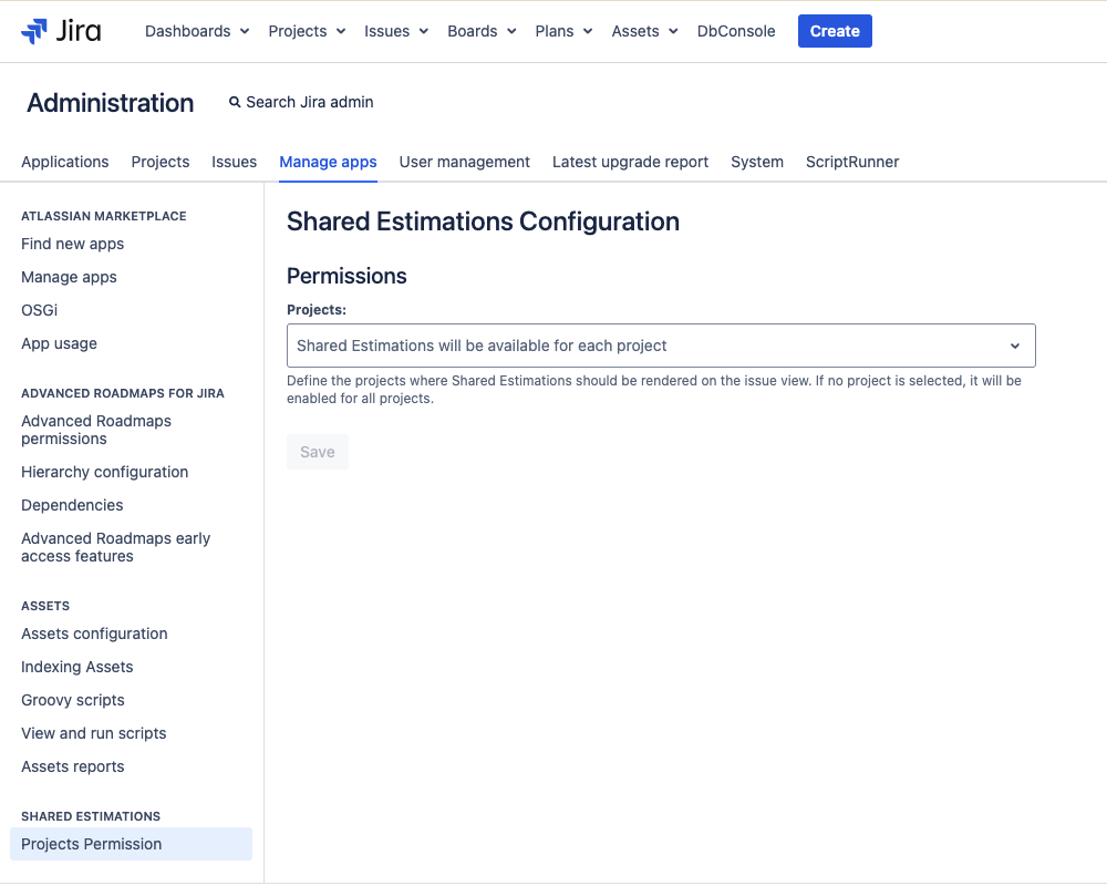 Default configuration